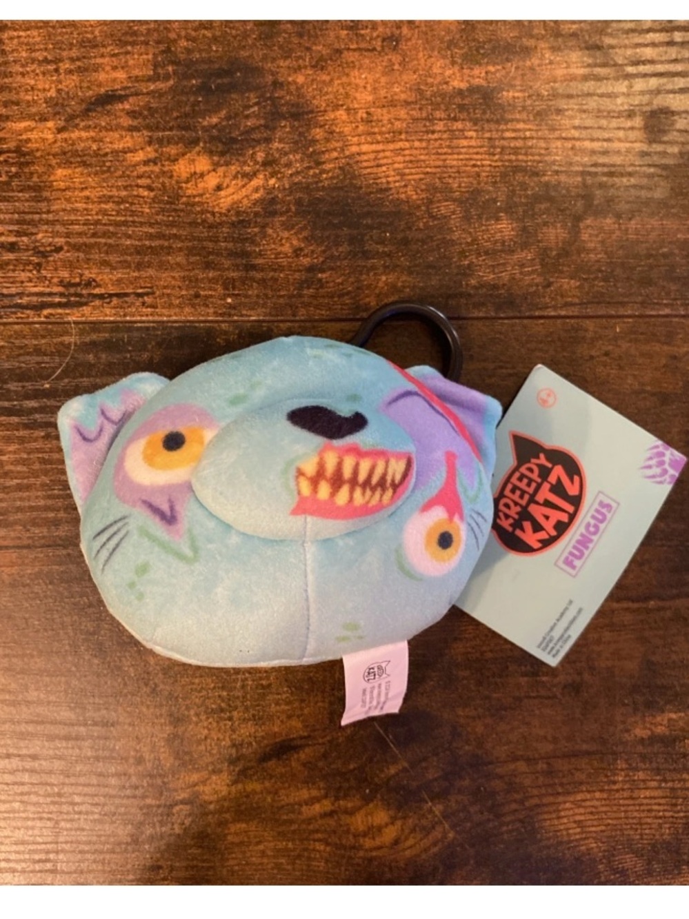 Kreepy Katz Plush Clip  3.5" FUNGUS  NEW